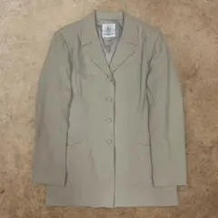 テーラードジャケット ジャケット ベージュ きれいめ オフィス 通勤 春 冬