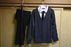 おかみ様専用　140サイズ　男の子　GLAZOSフォーマルウェア　黒ネクタイ