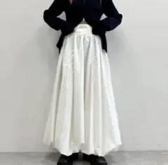 JEANASIS ドロストバルーンロングスカート