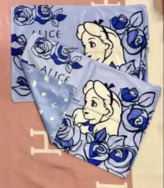 不思議の国のアリス ピローカバー2柄x2枚セット