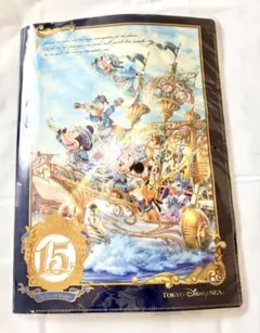 【未使用・レア】ディズニー シー 15周年 記念 クリアファイル 限定 文房具