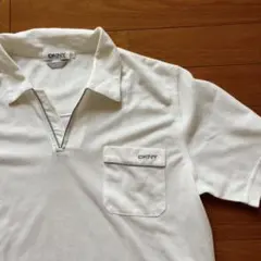 【ライトヴィンテージ】DKNY スキッパーポロシャツ　L Y2Kのサムネイル