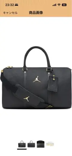 NIKE Jordan モノグラム ダッフルバッグ (Lサイズ,40L)