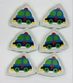 Sanrio 1989 昭和レトロ パトカー 豆皿 6枚セットのサムネイル