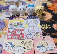 ちいかわ　インテリアミニフィギュア　うさぎ　ハチワレ　4個セット