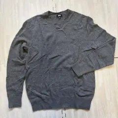 メンズ　Mサイズ　【美品！着用回数5回！！】　UNIQLO カシミア100%