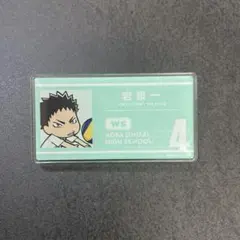 ハイキュー トレーディングアクリル名札クリップ 公式デフォルメ 岩泉一