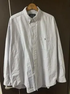 不*ン様 【美品】Ralph Lauren ストライプ ボタンダウン シャツXL