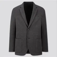 美品 ユニクロ コンフォートジャケット（丈標準） ダークグレー S