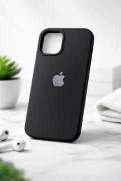 iPhone12mini ブラック 黒 希少品 耐衝撃 ソフトケース シンプル