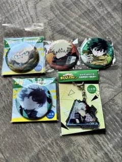 僕のヒーローアカデミア 缶バッジ アクリルキーホルダー5個セット