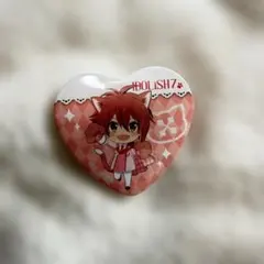 アイドリッシュセブン　IDOLiSH7 七瀬陸　ハート型缶バッジ