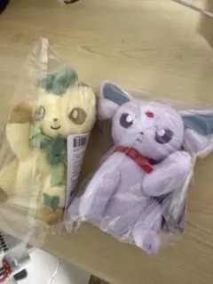 ぬいぐるみ Eevee Collection リーフィア　エーフィ2点