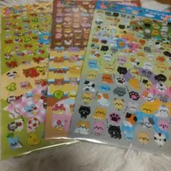 ぷっくりシール 大きめ3枚セット