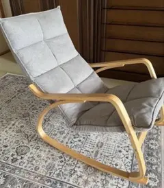 美品＊タイムセール❣️もこもこロッキングチェア　グレー　送料込み❣️