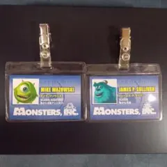 モンスターズ・インク 名札 2枚セット