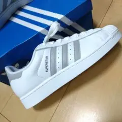 adidas SUPERSTAR　Ⅱ　 ホワイト/グレー スニーカー