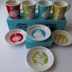 ムーミン食器セット　 マグカップ＆デザート皿セット　各 4個　まとめ売り