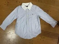 Ralph Lauren ストライプ長袖シャツ 4/4T