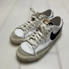 NIKE ブレーザー LOW 77 25cm 白 黒 スニーカー ナイキ