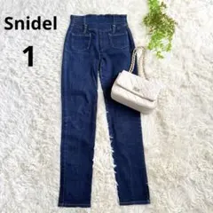 Snidelスナイデル◆ハイウエスト スキニーデニムパンツ(1)ブルーストレッチ
