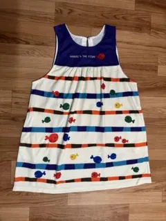 カラフル魚デザインエプロン