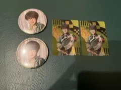 刀ミュ 目出度歌誉花舞 十周年祝賀祭 クリアカード　缶バッジ　篭手切江