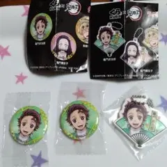 鬼滅の刃　くら寿司　竈門炭治郎　ラバーストラップ　缶バッジ　3点　新品未開封