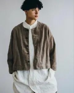 nest Robe CONFECT ブラックリネン起毛スモックシャツ - メルカリ