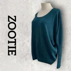 ZOOTIE アクリルニット セーター レディースニット (F) ターコイズ
