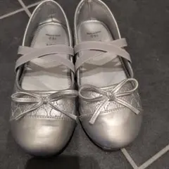 apres les cours　パンプス　シルバー　19cm