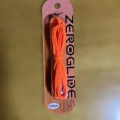 ミズノ ゼログライドシューレース 150㎝ オレンジ