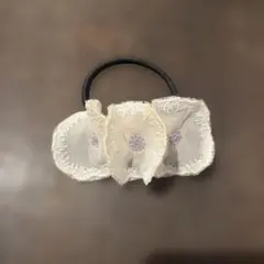 ミナペルホネン 『jelly flower』 ヘアゴム ハンドメイドのサムネイル