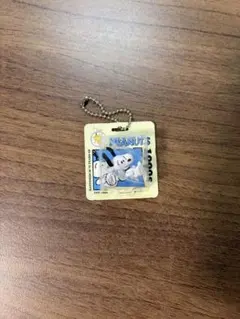 スヌーピー キーホルダー ガチャ PEANUTS 75周年 ミニチュアチャーム