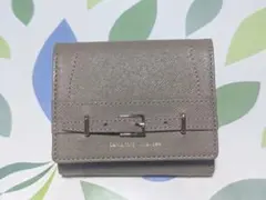 Samantha Thavasa　ベルトデザイン　三つ折り財布　グレージュのサムネイル