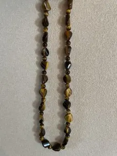 タイガーアイ　ネックレス