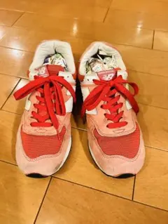 New Balance US576 レッド スニーカー