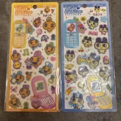 【正規品 】たまごっち 平成はっぴーフォンSTICKERS 2種セット