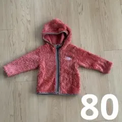 ノースフェイス フリース アウター ピンク 80