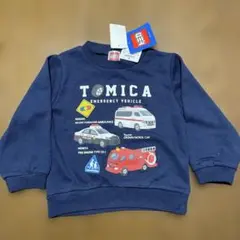 TOMICA　トミカ　トレーナー　パトカー　救急車　消防車　しまむら