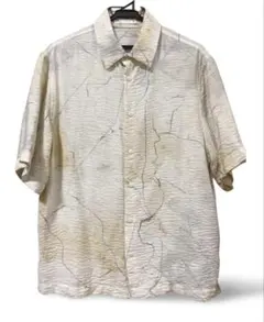 【ZARA 】総柄 半袖シャツ レギュラーカラー