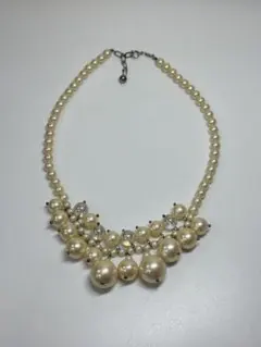 【美品】ルイシャンタン パールカラー ネックレス 結婚式 フォーマル 50cmのサムネイル
