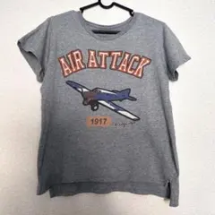 半袖 Tシャツ ヴィンテージ ロゴプリント ミニT 大人カジュアル グレーのサムネイル
