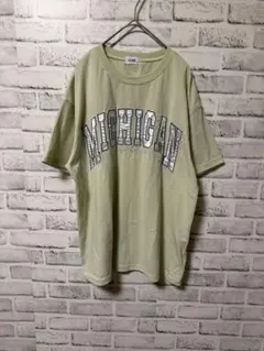 LTXC MICHIGAN 刺繍ロゴ Tシャツ ミントグリーン　Mサイズ
