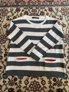 Lugnoncure サマンサモスモス　ボーダー春ニット