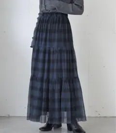 tiptap　アソート　ティアードロングスカート　新品未使用