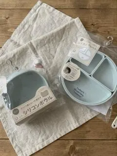 【新品未使用】しまむら モリノリンクル シリコンプレート シリコンボウルのサムネイル