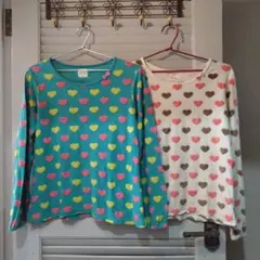 ✥150cm BRANSHES・モコモコ♡長袖Tシャツ ２点セット✥