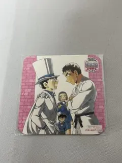 名探偵コナン　コナンカフェ　30周年　コースター　怪盗キッド　京極真　鈴木園子