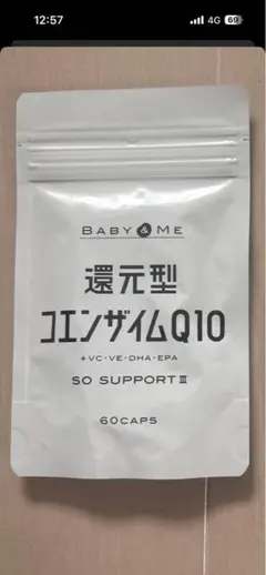 BABY & ME 還元型コエンザイムQ10 60粒 - メルカリ